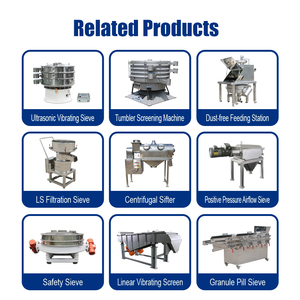 Black Pepper Powder Screening High Efficiency Sifter <strong>Fine</strong> Sieving Rotary Vibrating <strong>Sieve</strong> Machine Factory Custom - Product Image 4