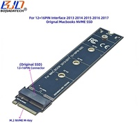 NGFF M.2 Key-M antarmuka ke 12 + 16PIN kartu adaptor konektor 2280 22110 untuk 2013 2014 2015 2016 2017 asli Macbooks NVME SSD