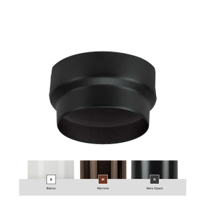 Classic 'Increase' 100-120mm Tubos de escape de esmalte blanco Color blanco Ø 100-120mm - Product Image 1