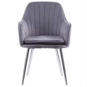 Campione gratuito <span class=keywords><strong>Conforama</strong></span> Led sgabello Leslie Gold Leg Vsteam Room Design unico grea Dinning moderno stile sedia da pranzo con manico - Product Image 3