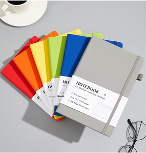 Promoción de fábrica, cuaderno de cuero PU de tapa dura A5 de alta calidad personalizado, diario, oficina, escuela, papelería, diario, libro - Product Image 3