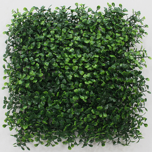 Hoge Kwaliteit Kunstmatige Buxus Panelen Topiary Hedge Kunstmatige Greenery Panelen Voor Wand Tuin Decoratie