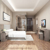 Juego de Muebles de Madera Sólida Moderna de Alta Calidad, Ecológicos, Apilables, para Dormitorio de Hotel, Apartamento o Escuela, Tamaños Personalizables