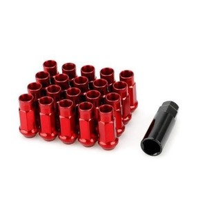 น็อตล้อ M12x1.5 M12x1.25 48 มม. สีแดง อะลูมิเนียมอัลลอย สำหรับเปลี่ยนซ่อมล้อ - Product Image 5