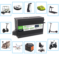Chargeur de batterie au lithium haute efficacité 16,8 V 5 A avec affichage de charge OLED pour batterie au lithium 4S 14,8 V, chargeur de batterie 12 V