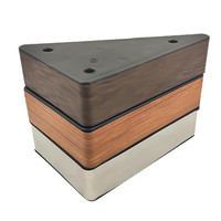 Pinlong High Quality Viele Stile Möbel Kunststoff Kurze Dreieck Füße Möbel Schrank Sofa Beine