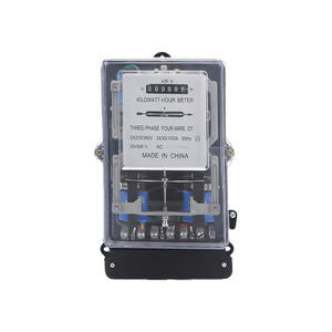 <span class=keywords><strong>Compteur</strong></span> d'énergie de <span class=keywords><strong>compteur</strong></span> KWH analogique <span class=keywords><strong>électromécanique</strong></span> <span class=keywords><strong>triphasé</strong></span> pour alimentation électrique - Product Image 1