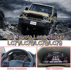 Nuevo Panel de Instrumentos LCD de 12.3 Pulgadas para Toyota Land Cruiser LC71 76 78 79, Pantalla de Material ABS Dedicada para Mejora Interior del Automóvil - Product Image 3
