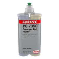 Composé de réparation de caoutchouc LOCTITE PC 7350, adhésif polyuréthane auto-nivelant pour la réparation de courroies, pour l'entretien industriel