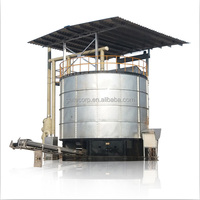 Machines à Compostage, Équipement de Fermentation Continue d'Engrais Organiques, Réservoir de Fermentation de Fumier de Poulet