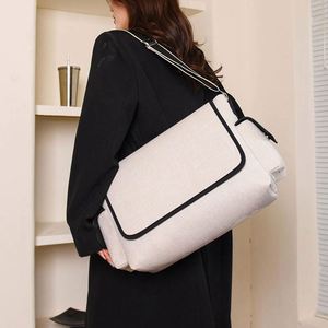 Sac messager personnalisé 2026 en polyester avec logo, grande capacité, pour le travail et l'école, sacs à bandoulière et sacs travers pour femmes - Product Image 4