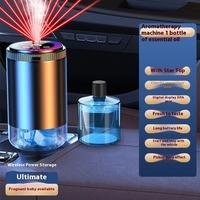 Diffuseur de parfum pour voiture, vente chaude, parfum de luxe, rafraîchisseur d'air, rechargeable, mouvement intelligent, diffuseur de brume pour voiture avec boîte, fournisseur