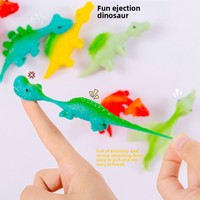 Lanceur de fléchettes dinosaure en plastique souple, jouet fantaisie anti-stress pour enfants, vente en gros
