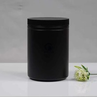 Pot en plastique HDPE de 1500 cc à large ouverture, de qualité alimentaire, pour le stockage de poudre de taurine, emballage de complément énergétique