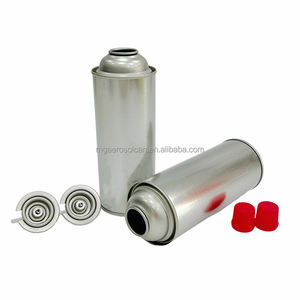 OEM/ODM MIJIA marca ISO9001 certificado 227g bote de gas <span class=keywords><strong>butano</strong></span> vacío 65x158mm cilindro de hojalata logotipo impreso para aerosol - Product Image 1