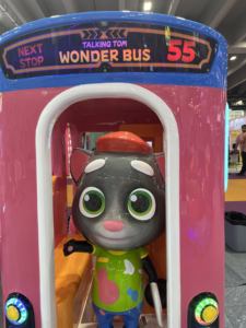 รถบัสวิเศษทอมพูชได้ - เกมธีมรถบัสภาษาอังกฤษและวาดภาพสำหรับเด็ก วัสดุพีวีซี <span class=keywords><strong>2</strong></span> ผู้เล่น พร้อมไฟแสดงสถานะ - Product Image 4