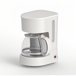 Portable manuel goutte à goutte cafetière Machine à thé Mini électrique bureau maison filtre chambre d'hôtel semi-automatique pour extérieur RV plastique - Product Image 5