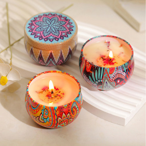 Velas Aromáticas Northern Mu en Forma de Copa, Cera de Soja, Estilo Étnico, 80g, Ayuda para Dormir, Fragancia para el Hogar, Regalo - Product Image 2