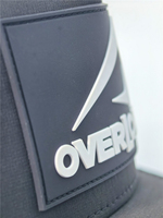 Casquette de baseball personnalisée de haute qualité à 5 panneaux pour hommes, style sportif avec logo en caoutchouc découpé au laser, tissu Oxford 100% polyester