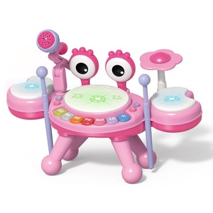 Wholesale Portable Multi-Function Musical Piano Keyboard <b>Toy</b> With <b>Drum</b> Microphone Detachable Rattle Whistle - Product Image 2