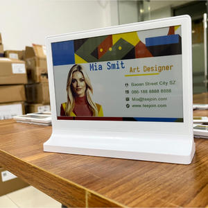 Carte de nom de table de réunion sans fil électronique à double face avec écran E-Ink de 7,5 pouces et application, pour la gestion des ressources de salle de réunion - Product Image 1