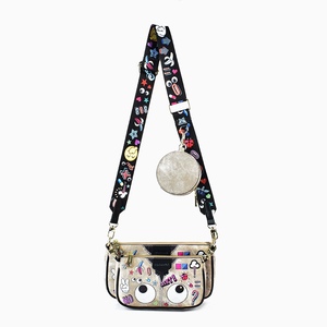 Borsa a tracolla monospalla di alta qualità per ragazze, stile occhi grandi, super carina e colorata, alla moda, modello 1736 - Product Image 4