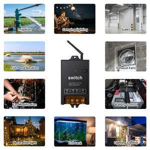 GLC DC 36V Wireless <strong>Remote</strong> <strong>Control</strong> Switch 433MHz <strong>Remote</strong> <strong>Control</strong> Switch 30A <strong>Remote</strong> <strong>Control</strong> For Outdoor Lighting - Product Image 5