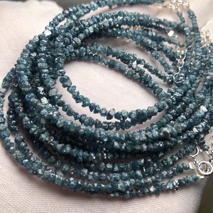 Meihan Groothandel Natuurlijke Blauwe Diamant Originele Rotsen Losse Kralen Edelsteen Armbanden En 925 Zilveren Ontwerp Trending Producten - Product Image 4