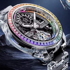 Nouvelle montre mécanique de luxe originale pour homme, tourbillon, boîtier transparent en cristal K9, automatique - Product Image 4