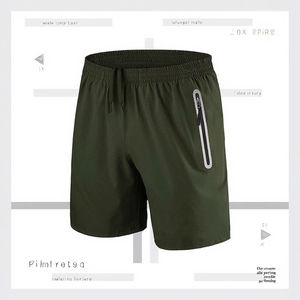 กางเกงยิมชายสไตล์ยุโรปอเมริกัน แห้งเร็ว 100% โพลีเอสเตอร์ ขอบยางยืดสี่ด้าน ทรงหลวม ใส่สบายสำหรับฤดูร้อน ชายหาด บาสเก็ตบอล - Product Image 2