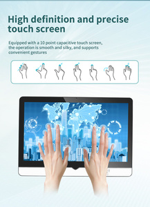 21.5 "özel NFC/RFID/HID endüstriyel dokunmatik ekran monitör 1920x1080 Linux Android toplantı odası ön kamera endüstriyel Panel Pc - Product Image 3