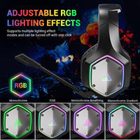 Casque filaire de jeu EKSA E1000V2, son surround 7.1, design RGB avec un convertisseur USB et un micro ENC pour PC PS4 NS XBOX