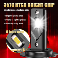 Bombilla LED para Coche AKE V32 Súper Brillante H1 H3 H7 H11 9005 9006 9012 Faros Delanteros LED para Coche H4 Luces LED para Coche 70 w