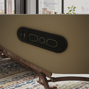 Contemporary ghế đơn điện <span class=keywords><strong>Recliner</strong></span> da chính hãng xoay sofa cho phòng khách phòng ngủ nhà hiện đại với khung gỗ - Product Image 3