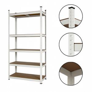 5 Tier Adjustable Boltless <b>Racks</b> Heavy Duty Steel Storage Shelving Industrial Metal Garage <b>Shelf</b> - Product Image 1