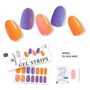 Stiker Kuku Gel Lampu UV/LED Sekali Pakai Full Cover Bahan ABS Ramah Lingkungan Non-Toksik Desain Profesional Baru FSM, Pengeringan 60 Detik - Product Image 4