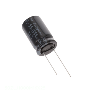 Distribuidor Autorizado, Condensador de Aluminio de 1000 uF, 50ZLJ1000M16X25, 20%, 50V, Radial - Product Image 1