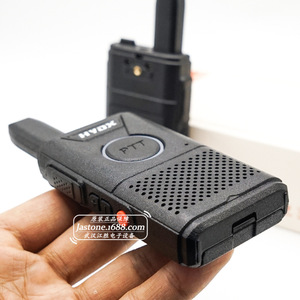 Hydx F10 - Mini Walkie Talkie Ultrafino, Batería de 1600 mAh, Alcance de 0 a 500 m, Modo Antiinterferencias, Modo Patrulla, para Hoteles, Restaurantes, Salones - Product Image 1