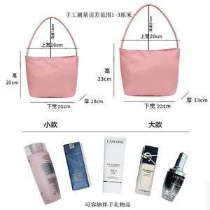 Bolso Tote de Nailon de Color Sólido para Primavera/Verano, con Bordado de Flores, Cierre Magnético, Horizontal, Cuadrado, para Mujer - Product Image 4