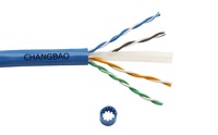Cable Ethernet UTP CAT6A/CAT6/CAT5E CHANGBAO, 23AWG 0.585MM, Pares Trenzados de Cobre Desnudo - Cable LAN B2B Competitivo 23AWG 4 Pares