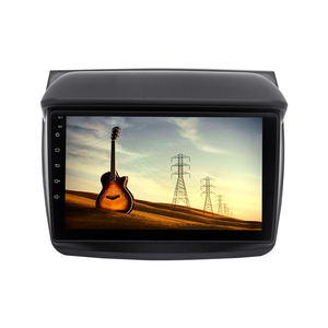 เครื่องเล่นดีวีดีมัลติมีเดียติดรถยนต์2Din 9 "เครื่องเล่นดีวีดี GPS สำหรับ Mitsubishi Pajero Sport 2013-2017 CarPlay 4G Wi-Fi ระบบเสียงอัตโนมัติ - Product Image 1