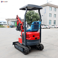 Penggali Mini langsung pabrik Cina penjualan 0.8 1 Ton Mini harga ekskavator kecil dengan EPA bersertifikat Eropa