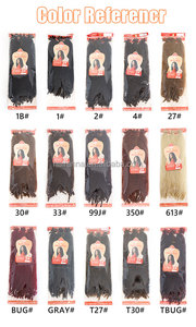 Cheveux synthétiques pour tresses afro twist, vente en gros d'usine, 24 pouces, élastiques, pré-gonflés, pour <span class=keywords><strong>dreadlocks</strong></span> artificielles - Product Image 5