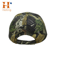 Gorra de béisbol de camuflaje bordada plana personalizada de 6 paneles al por mayor para exteriores