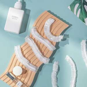 고인성 일회용 샤워 캡-두꺼운 PE 소재, 탄성 가장자리 및 1000 + 테스트 - Product Image 2