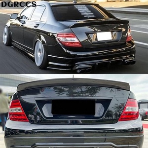For C-Class W204 4Door ID Style Carbon Fiber Rear Spoiler Trunk Wing 2007-2014 Carbon Fiber - Product Image 6