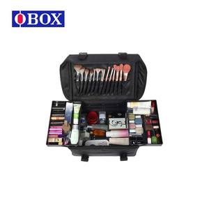 Estuche organizador de maquillaje Qihui con cajones, bolsa con ruedas de tela Oxford de 20-35L para almacenamiento de cosméticos, caja de herramientas de belleza para viaje - Product Image 4