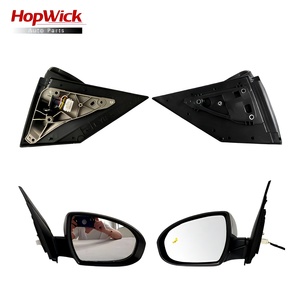 Car Accessories <strong>Door</strong> <strong>Mirror</strong> Assembly for Hyundai Tucson 2015-2019 Folding Rearview White Wing <strong>Back</strong> Side <strong>Mirror</strong> - Product Image 2