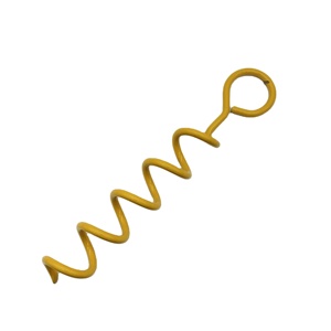 Kit d'ancre au sol en spirale chien attacher des ancres de trampoline piquets balançoire fixé objectif de basket-ball portable crochet de broche de terrain en spirale - Product Image 3