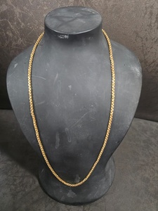 Cadena de Oro de 18K Chapada en Oro, Resistente al Deslustre, Impermeable, Estilo Figaro, Espiga, Cuerda, Regalo para Mujer - Product Image 1